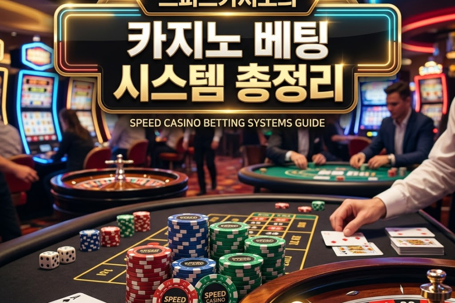 스피드카지노 카지노 베팅 시스템 총정리: 승률을 높이는 수학적 접근법