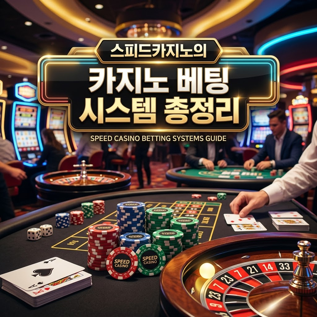스피드카지노 카지노 베팅 시스템 총정리: 승률을 높이는 수학적 접근법